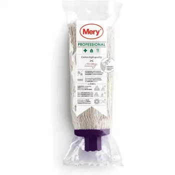 MERY utbytbart borsthuvud bomull Professional 25cm 250gr