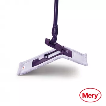 MERY Mikrofibermopp 45 cm med metallskaft 140 cm