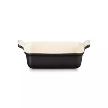 Le Creuset rektangulär Heritage stengods 19x14cm / 1,1L svart