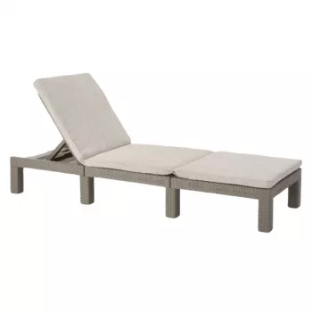 KETER Jaipur solstol med dyna beige