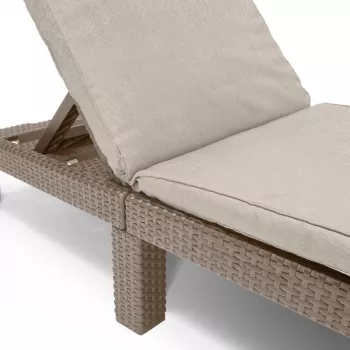 KETER Jaipur solstol med dyna beige