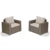 KETER trädgårdsstolar 2 st California beige