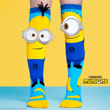Skarpetki Dziecięce Kolanówki Podkolanówki Skarpety Gogle Minionki 3d Minions / Madmia / Nb001