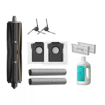 MOVA Auxiliary C Kit S70 3-i-1 universellt elektronikrengöringsset – alkoholfri spray, mikrofiberduk & indragbar borste för skärmar och tangentbord