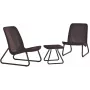 KETER trädgårdsmöbelset Rio Patio set brun
