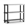 KETER 3-stegs hylla Fused 122,1x45,7x105,8 cm svart