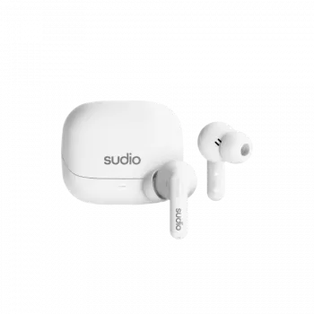 Sudio C8 in-ear-hörlurar, ANC, Bluetooth 5.4, vit