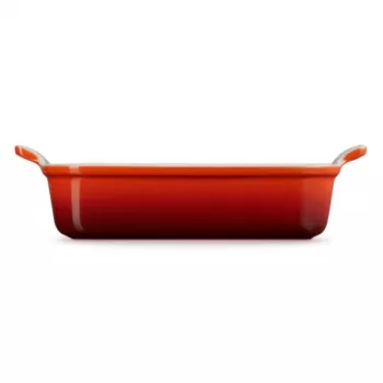 LE CREUSET rektangulär ugnsform Heritage stengods 26x19cm / 2,4L röd