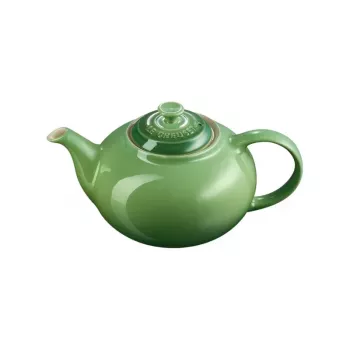 LE CREUSET stengods tekanna 1,3L grön
