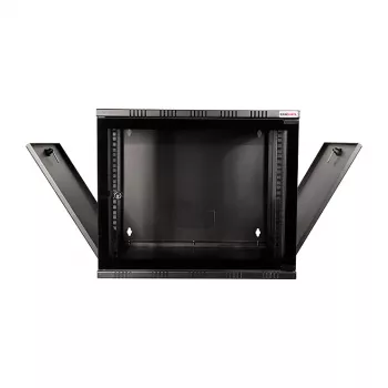 LOGILINK 19 tums väggmonterad SOHO-box 12U 540*550, Flatpack, svart