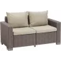 KETER trädgårdssoffa California 2-sitssoffa beige