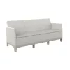 KETER trädgårdssoffa tvåsits Scandi Form 3-sits soffa kiselgrå/ljusbeige