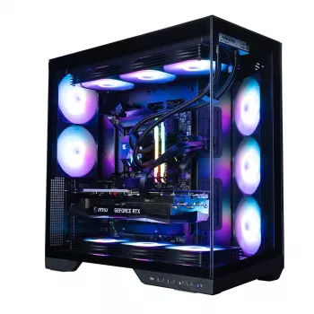 Zalman D50, ATX Mid Tower PC-chassi, 3 x 120 mm fläktar, svart