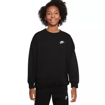 Nike Sportswear Club Fleece barn sweatshirt svart FD2923 010 L