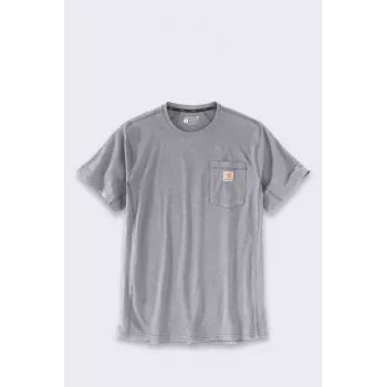 Carhartt Force Mid Pocket T-shirt Heather Grey