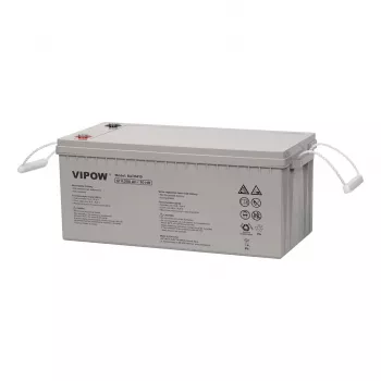 VIPOW BAT0419 12V 200Ah gelbatteri – Deep-Cycle VRLA för sol, UPS & telekommunikation