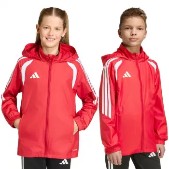 adidas Tiro 26 League vindjacka barnjacka röd JY9724 152cm