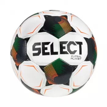 Select Futsal Planet v26 FIFA Basic inomhusfotboll vit-svart-orange-grön 1014387 310021 4