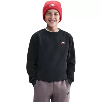 Nike Sportswear Club Fleece barn hoodie svart FD3006 012 S