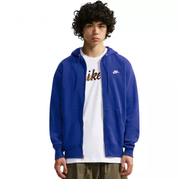 Nike Club BB FZ Hoodie herrtröja blå FN3861 455 M