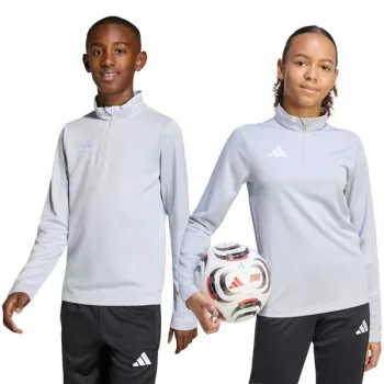 Barnsweatshirt adidas Entrada 26 Training Top ljusgrå JZ6637 152cm