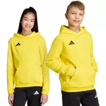 Barnhuvtröja adidas Entrada 26 Hoody gul JZ6564 116cm