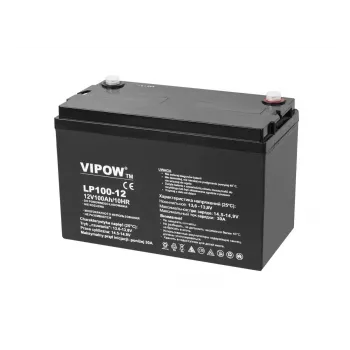 VIPOW gelbatteri 12V 100Ah