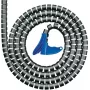 HellermannTyton 161-64301 Spiralflex SFPP spiralslang, polypropen, svart, 10 mm ytterdiameter, 25 m längd, -60 till 110 °C