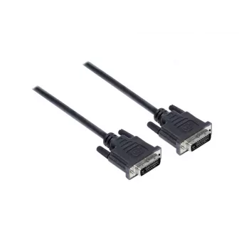 EXSYS DVI-D Dual Link-kabel 24+1 pin kontakt till kontakt 5 m svart EX-K6310-5