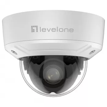 LevelOne FCS-3461 Dome-IP-kamera 2MP 4x zoom H.265 PoE inomhus/utomhus