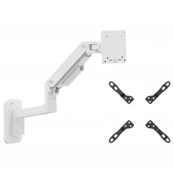 EQUIP 650140 full-motion väggfäste för 17–49 inch skärmar, 20 kg, vit