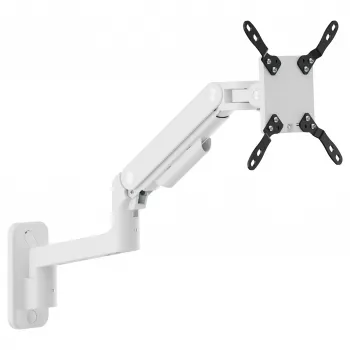 EQUIP 650140 full-motion väggfäste för 17–49 inch skärmar, 20 kg, vit
