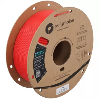 Polymaker HT-PLA-PRO 3D-skrivarfilament, röd, 1 kg PA20004