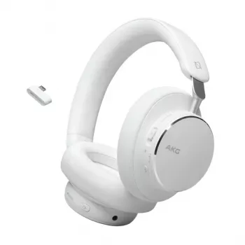 AKG N9 Hybrid trådlösa over-ear-hörlurar med adaptiv ANC, Bluetooth 5.3 - vit