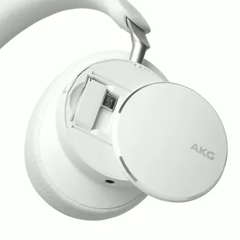 AKG N9 Hybrid trådlösa over-ear-hörlurar med adaptiv ANC, Bluetooth 5.3 - vit