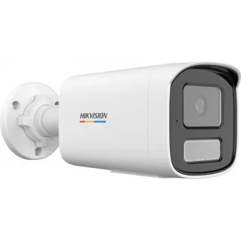 Hikvision DS-2CD1T47G3-LIU(4mm) 4MP ColorVu Lite IP-bulletkamera med vitt ljus, inbyggd mikrofon, IP67, PoE