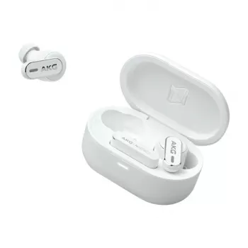 AKG N5 Hybrid trådlösa brusreducerande in-ear-hörlurar vita Bluetooth 5.3