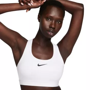 Nike Swoosh Medium Support sport-BH vit XL