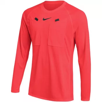 Nike Men's Dri-FIT Referee III Long Sleeve Jersey Coral Chalk HV8326 Size S