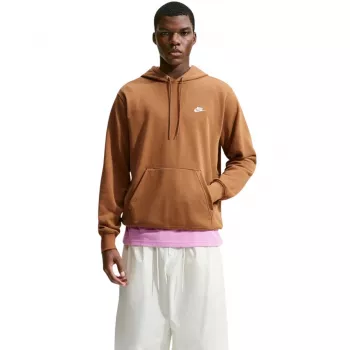 Nike Club FT PO Hoodie herr Light Orewood Brown XL