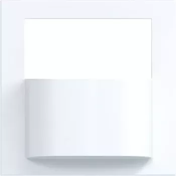HAGER WAN7030WG närvarodetektor påsats, 360° PIR, 1,1-2,2 m montering, polarvit