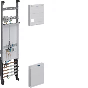 Hager ZH32P7KT komplett mätartavla 1050x250mm 3-fas 1 mätarplats 10mm² med frånskiljningsfunktion