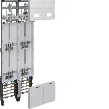 Hager ZK53Q7NT universZ komplett mätartavla 1350x500mm 3-fas 4 mätarplatser 10 mm² med frånskiljningsfunktion