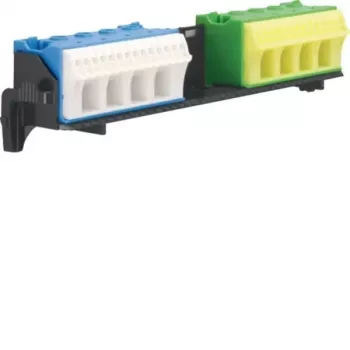 Hager PE/N klämskena med hållare 2x18 Quick-Connect FZ382