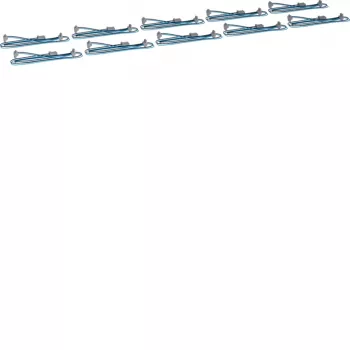HAGER KU9S115YZ KNX Y-kabel, svart/blå, 1 kontakt till 2 uttag, 0,15 m, 10-pack