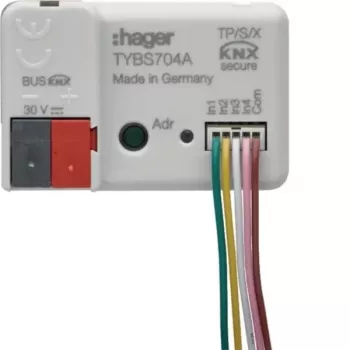 Hager TYBS704A KNX binär ingång 4-kanal infälld