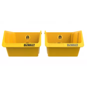 DEWALT DWST82813-1 TSTAK verktygslåda dubbelpack – 2x 14L stapelbara plastlådor, svart/gul
