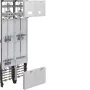 Hager ZK53Q5NT universZ komplett mätarfält, 3-punkt, 3-fas, 10 mm², med frånskiljare, 1350x500mm