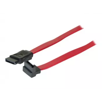 TECLINE SATA-kabel, 7-pin SATA-kontakt till 7-pin SATA-kontakt, 1,0 m, röd 314000