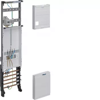Hager ZH33Q7NT universZ komplett mätarfält 1050x250mm 3-fas 1 mätarplats 10mm² med frånskiljningsfunktion